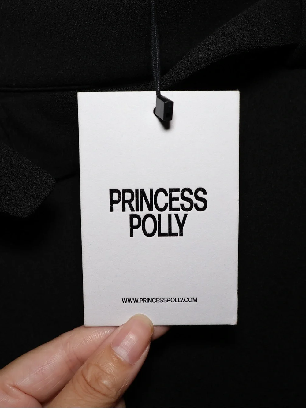 Princess Polly Black Grommet Belted Mini Skirt